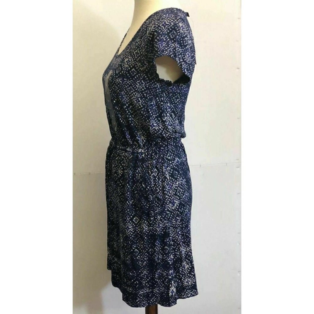 Lucky Brand Womens Tile Print Drawstring Dress xs - Picture 9 of 12